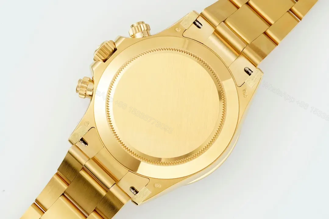 View 9 of Premium Rolex Daytona Orange Sapphire Gold White Dial replica 40MM Oyster Bracelet Edition RG-DAYTONA-ORANGE-SAPPHIRE-GOLD-WHITE-OYSTER-40