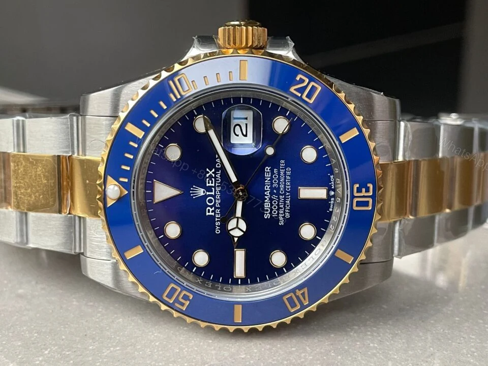 View 4 of VSF FACTORY 1:1 Rolex Submariner 116613 LB Best Edition SS/YG Bluesy Blue Ceramic 904L Steel Blue Dial VS3235