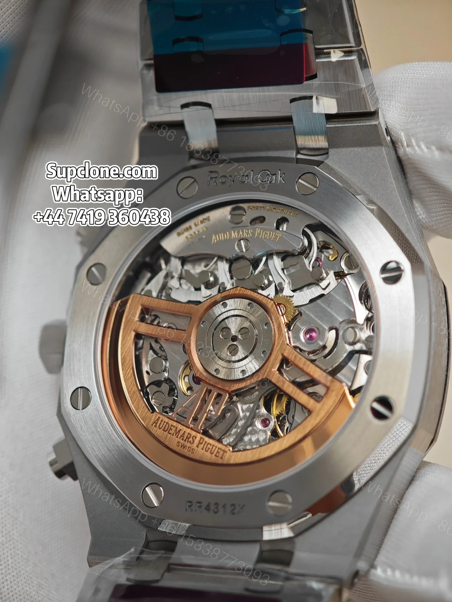 View 24 of Audemars Piguet Super Clone Royal Oak Black Dial 26240 Chronograph 41mm