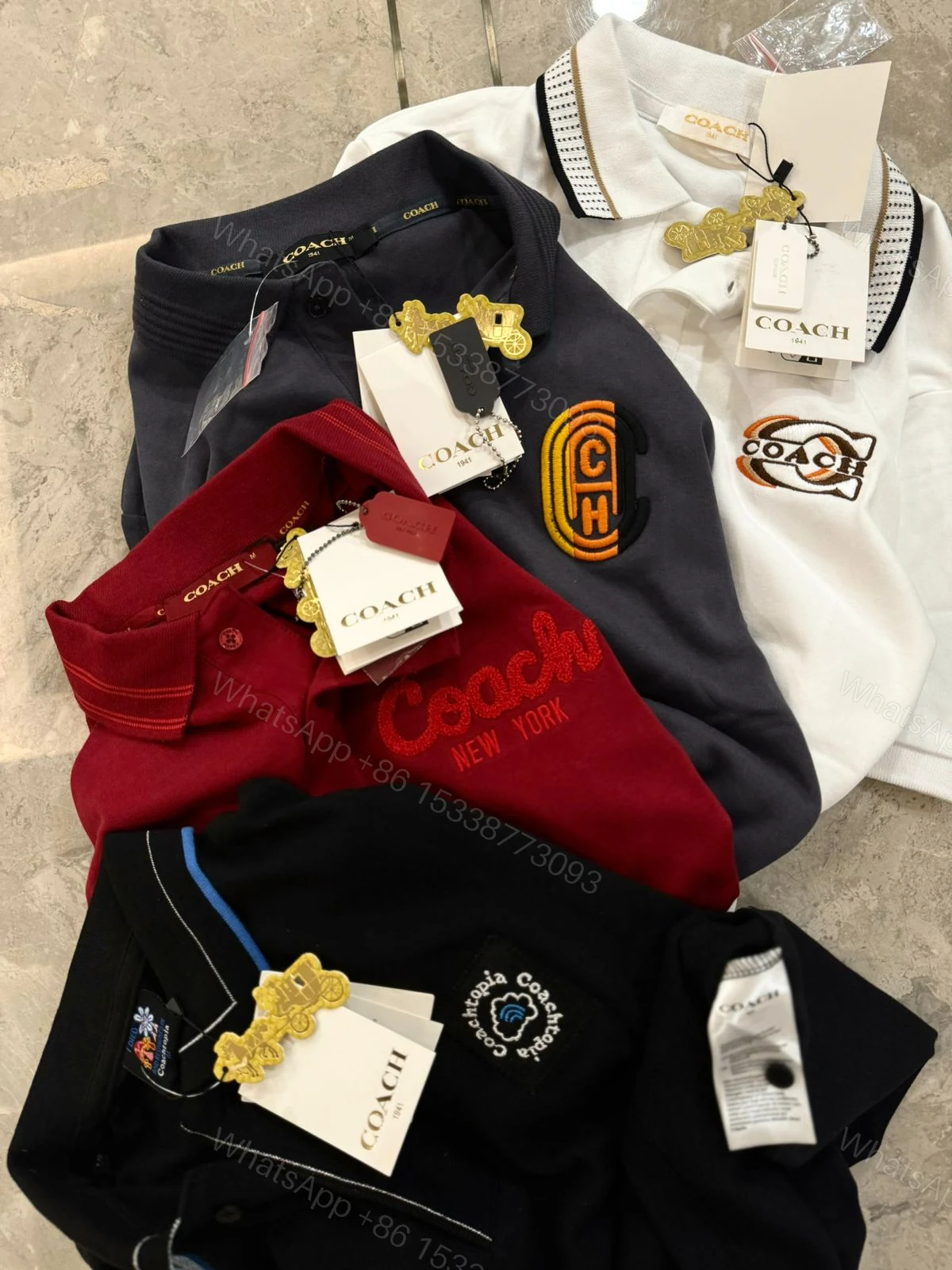 View 7 of First Copy Premium Coach Polo T-Shirts