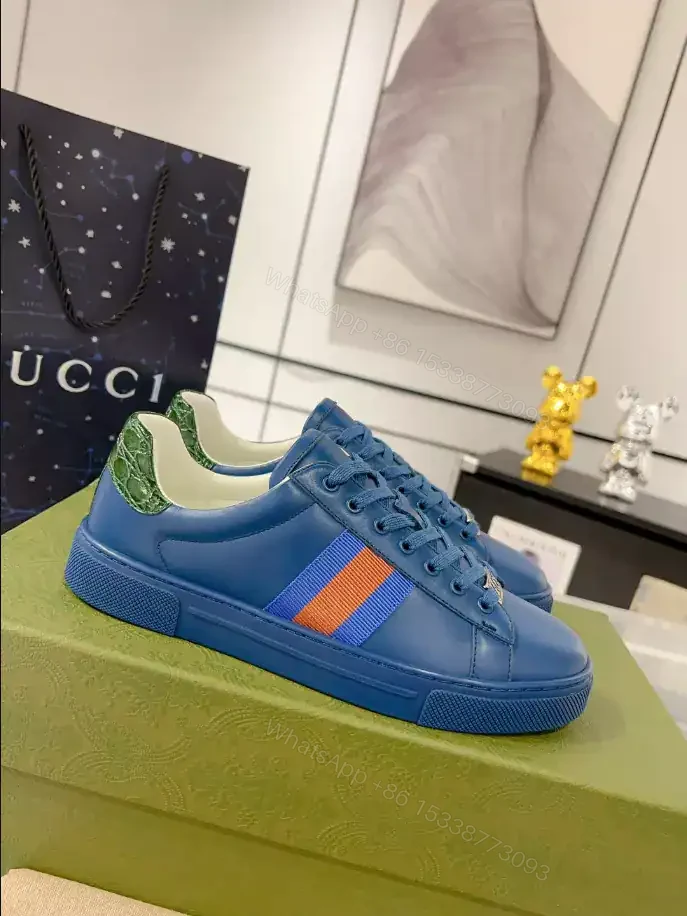 MEN’S GUCCI ACE SNEAKER WITH WEB – GC214 — view 1