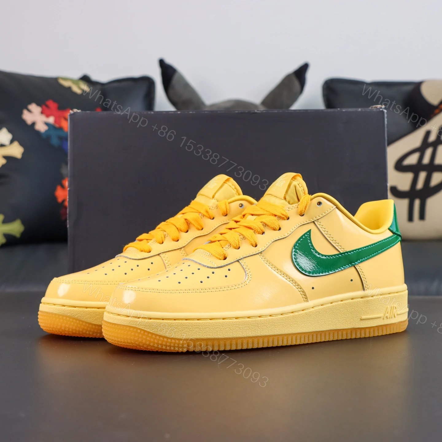 Air Force 1 Patent “Topaz Gold” — view 1