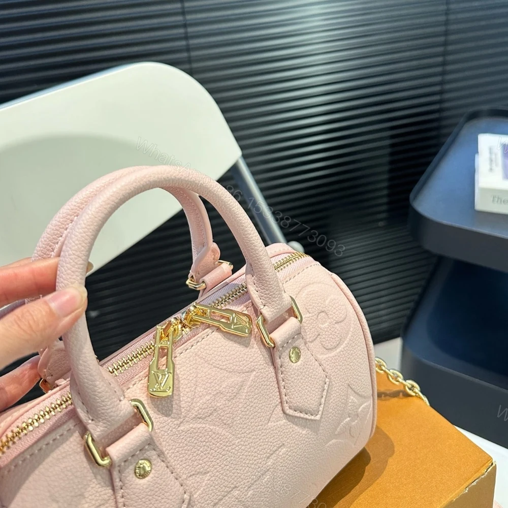 View 6 of Louis Vuitton Speedy Bandoulière 20 Monogram Pink 20Cm M47136