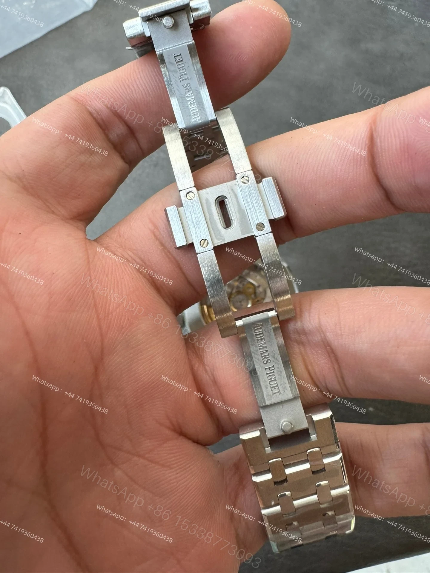 View 11 of Audemars Piguet Super Clone Royal Oak 15451ST Diamond-Set Bezel Black Dial 37MM