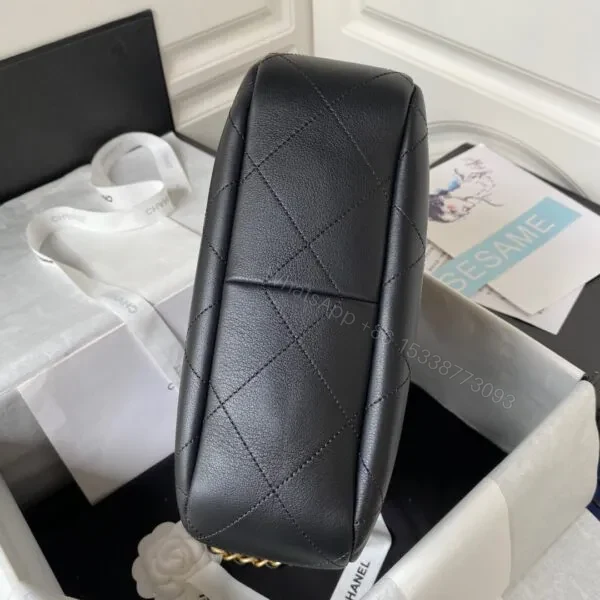 View 5 of Chanel 23A Hobo Calfskin Black