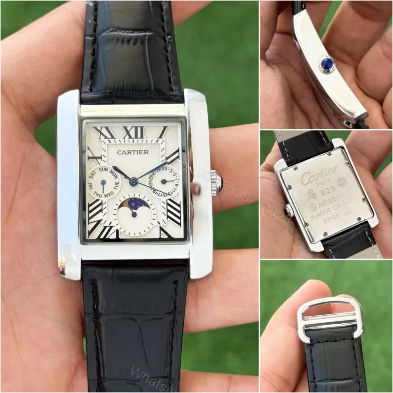 View 2 of Cartier Super Slim 42mm White Dial Quartz