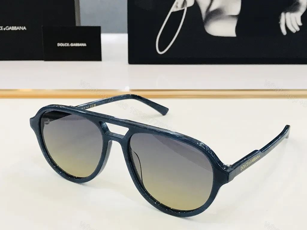 View 8 of Bold Black Frame Sunglasses â€“ Dolce & Gabbana Luxury Eyewear
