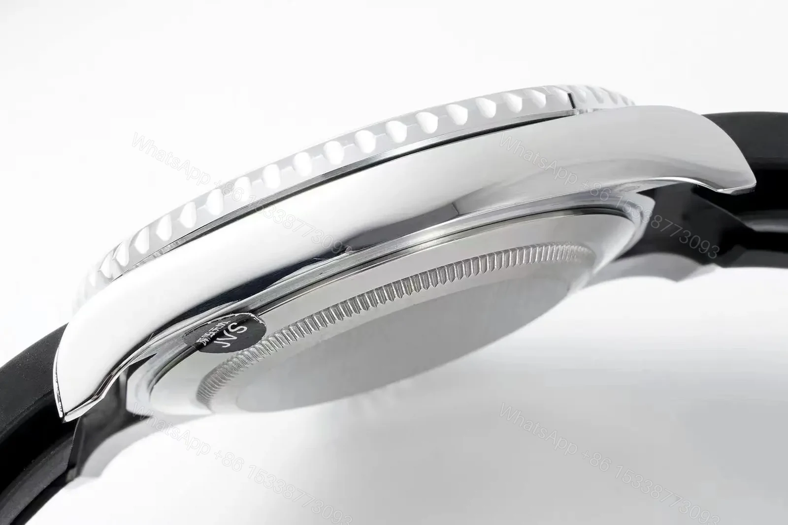 View 7 of GM Factory Clean Factory Rolex Yacht-Master Platinum Black Rubber