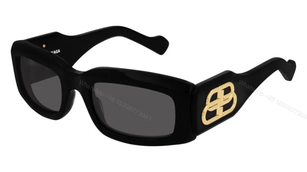 View 7 of Bold White Balenciaga Sunglasses: Statement Shield Frames