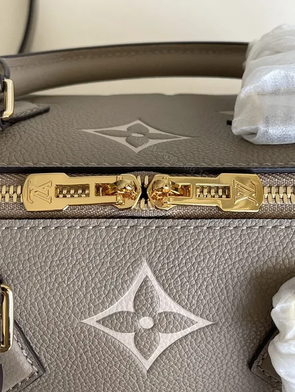 View 7 of Grey-Brown LV Monogram Satchel - Elegant Leather Bag