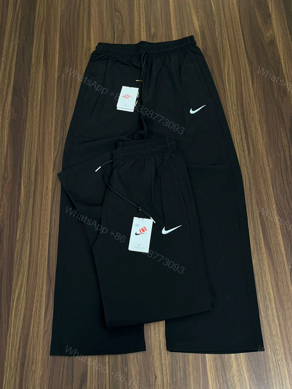 View 2 of FIRST COPY terry crush fabric Straight fitt lower