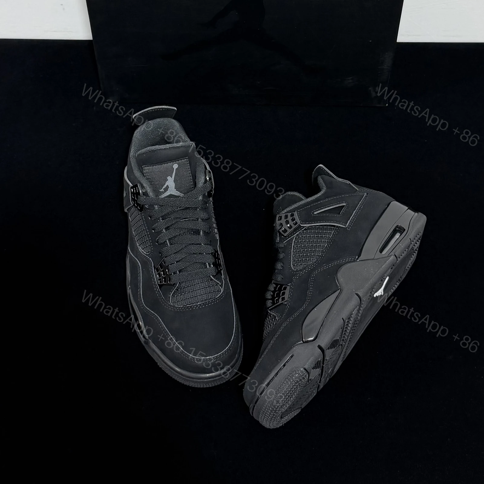 View 7 of Air Jordan 4 Retro Black Cats Reps