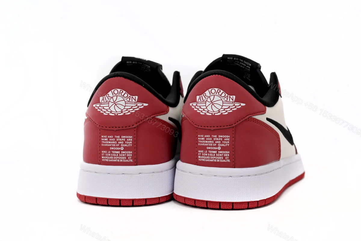View 2 of Air Jordan 1 Low Slip WMNS NRG White Red BQ8462-601