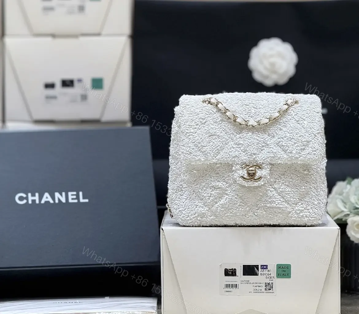 View 10 of Bouclé Luxe Evening Bag: Timeless Chanel-inspired Elegance