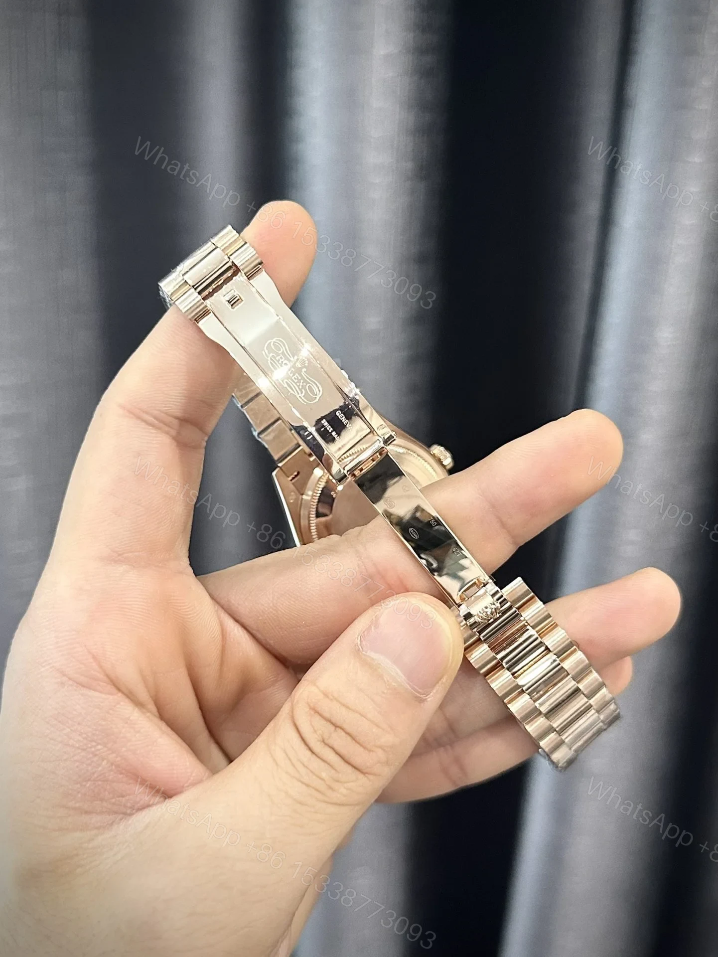 View 6 of Superclone Rolex Day-Date Green Aventurine Diamond Dial 128345rbr-0068 36 mm