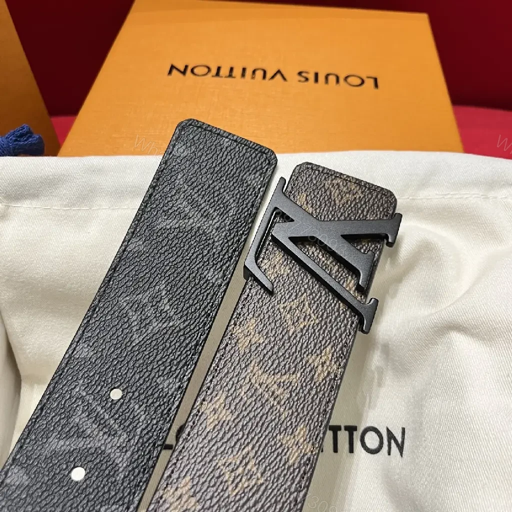 View 6 of Montage Monogram Belt: Classic Coated Canvas Style, LV-Inspired
