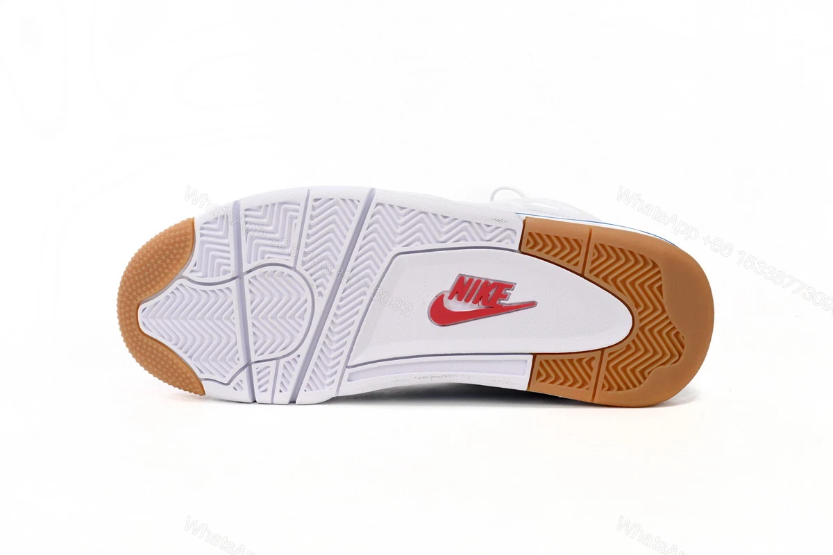View 4 of Nike SB x Air Jordan 4 White Blue DR5415-104 (Top Quality)