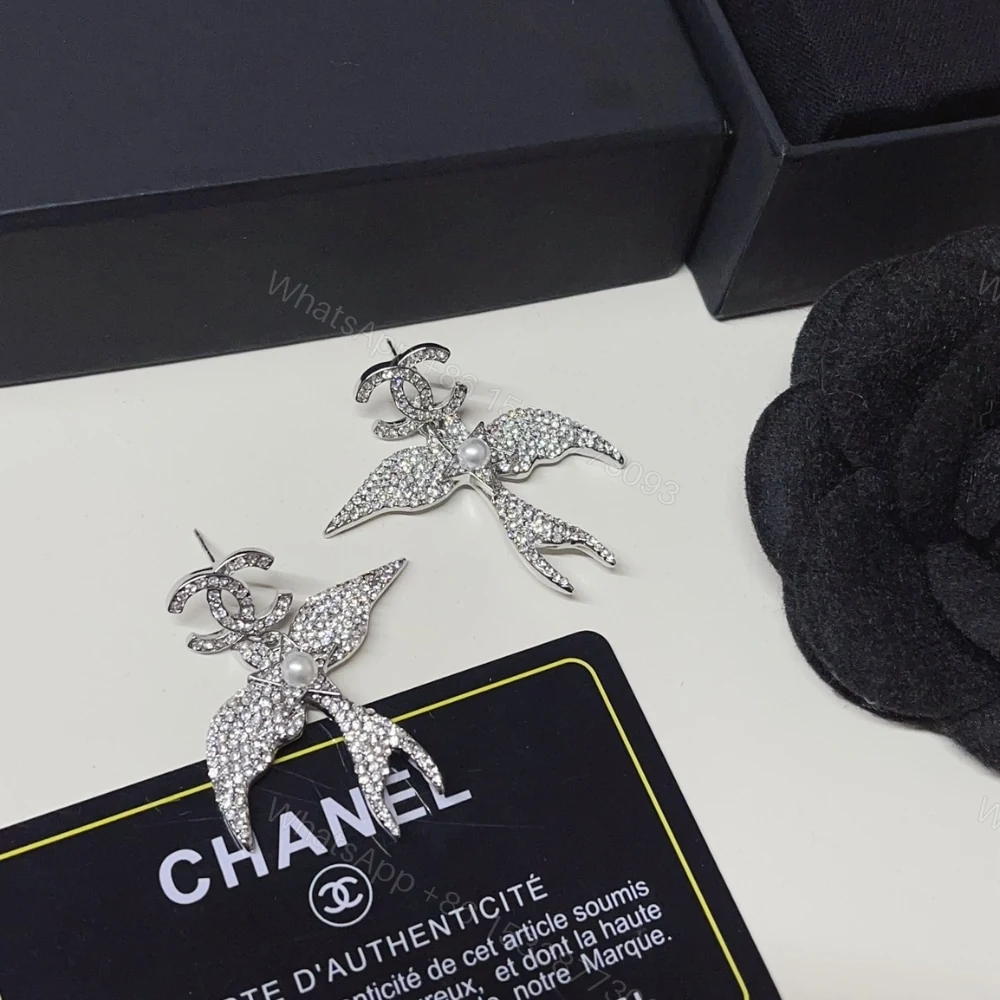 View 5 of CHANEL PENDANT EARRINGS GLASS PEARLS SILVER ABF754 B20575 U0940