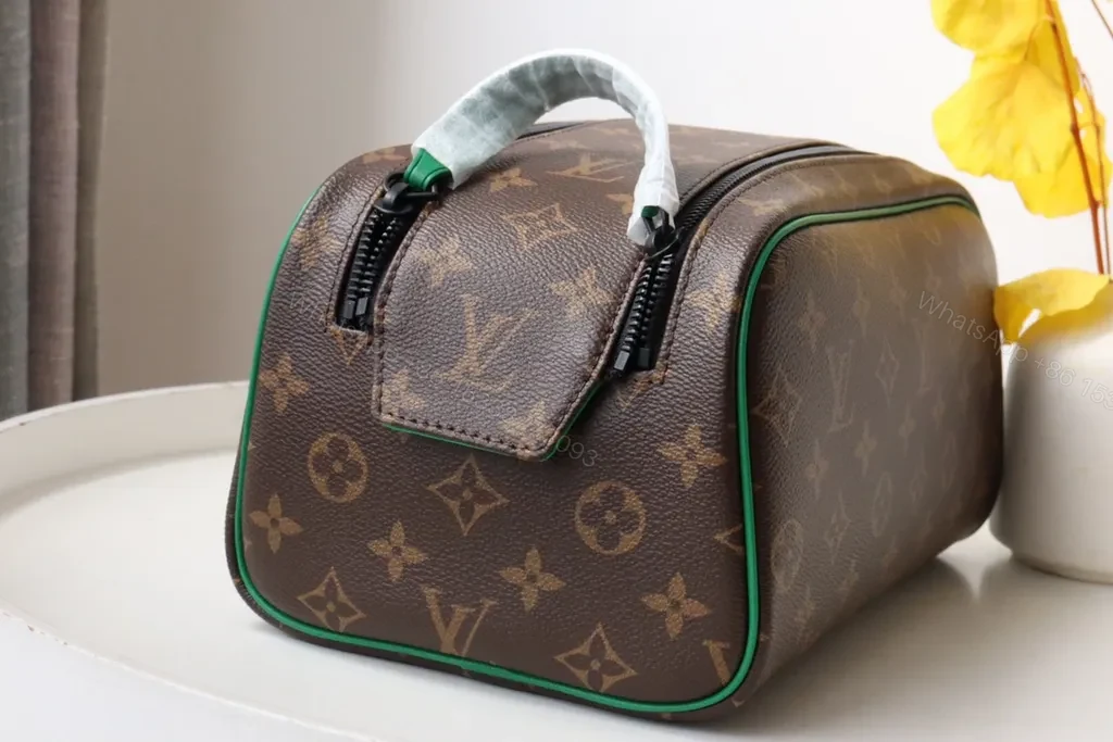 View 2 of Compact Monogram Clutch: LV Green Edge Luxury Kit