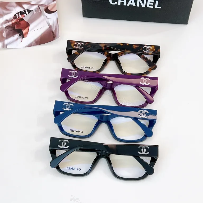 View 9 of Glossy Black Acetate Frames â€“ Modern Chanel-Inspired Luxury Eyewear