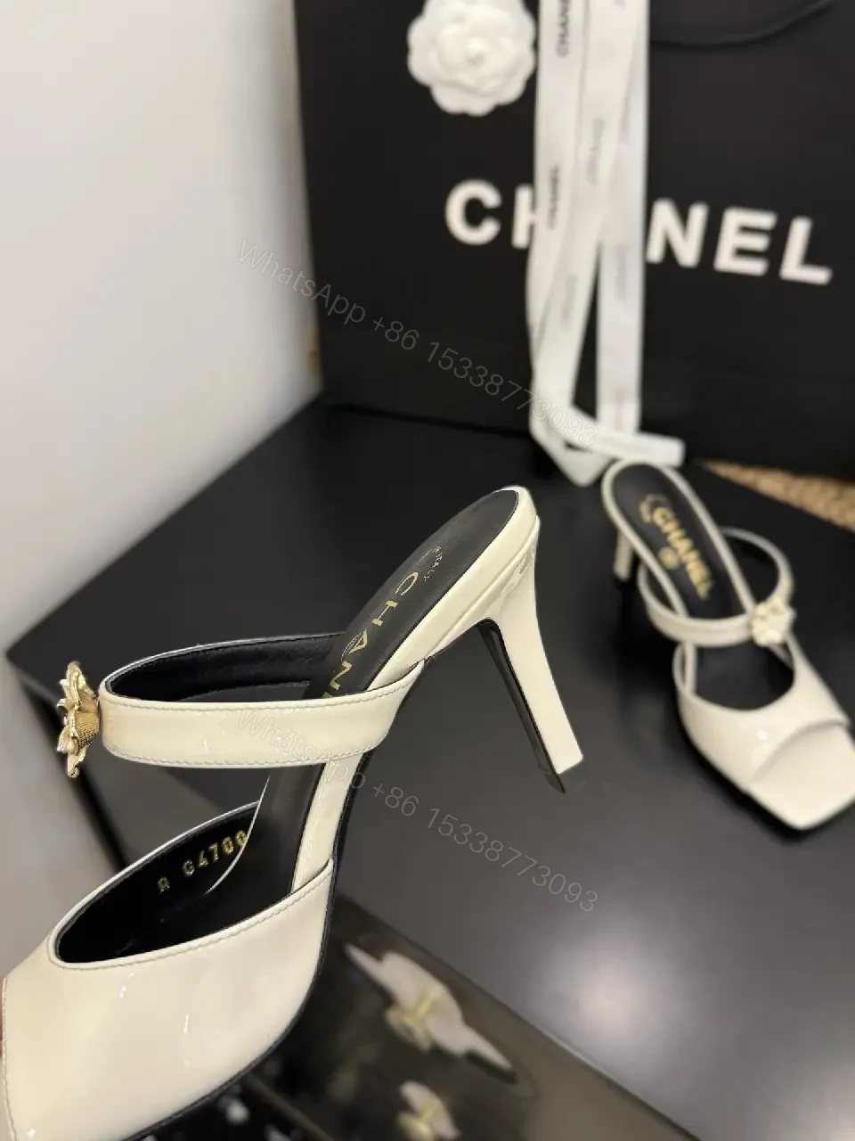 View 3 of Beige Leather Strappy Sandals: Modern Luxury, Comfort Crucial
