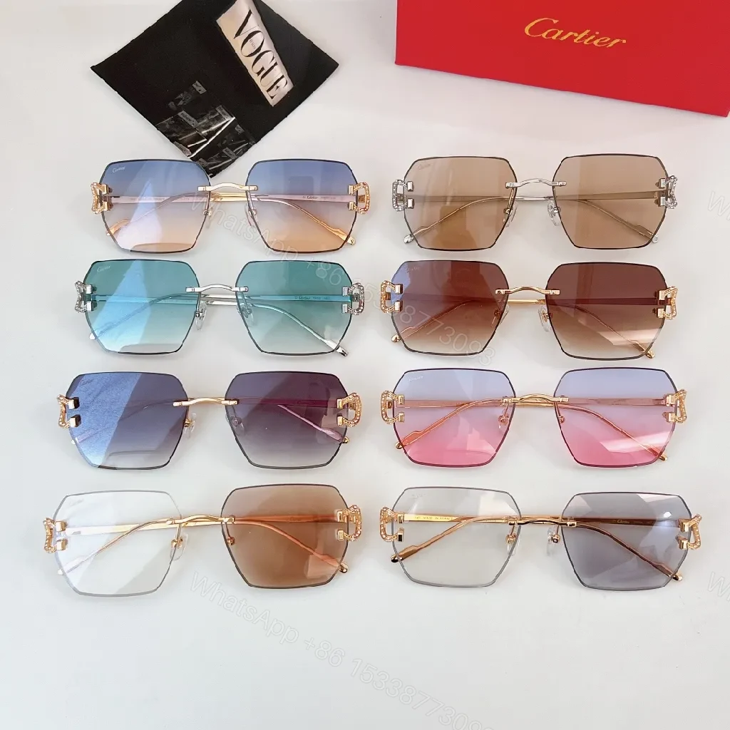 View 2 of Gradient Shield Sunglasses: Modern Gold-Tone Steel Frames, UV 400 Protection