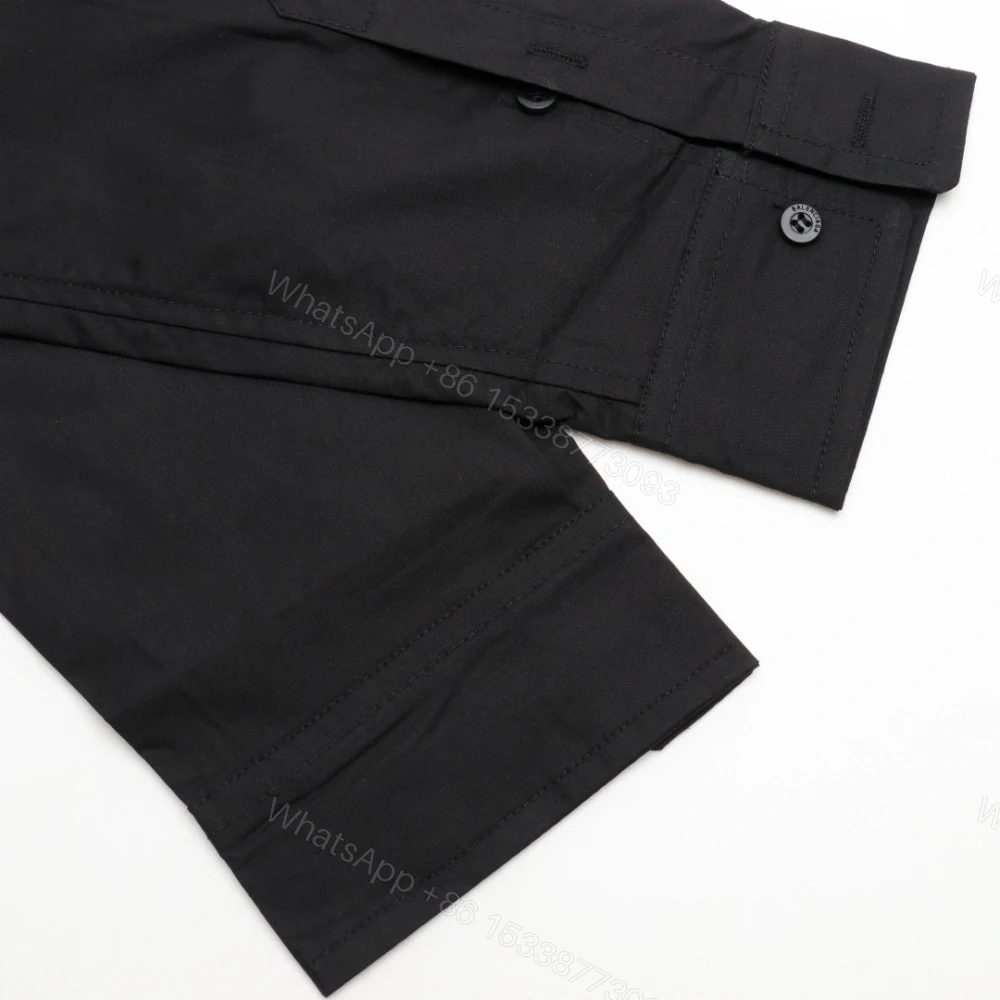 View 6 of 高仿Balenciaga*FW24系列663030背後字母襯衫黑色