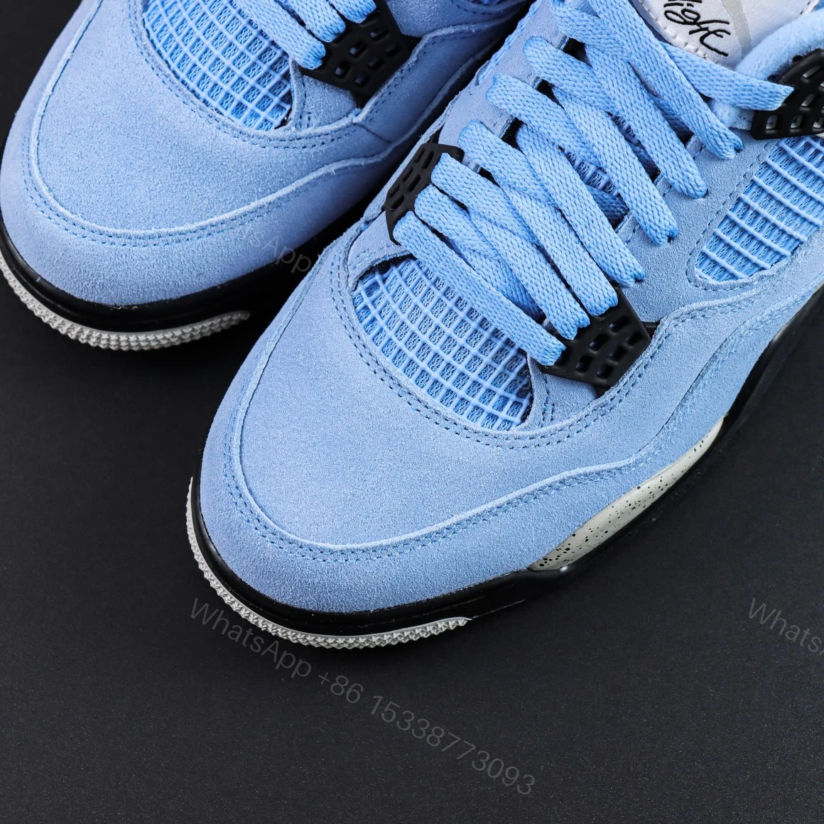View 4 of Air Jordan 4 Retro University Blue Reps