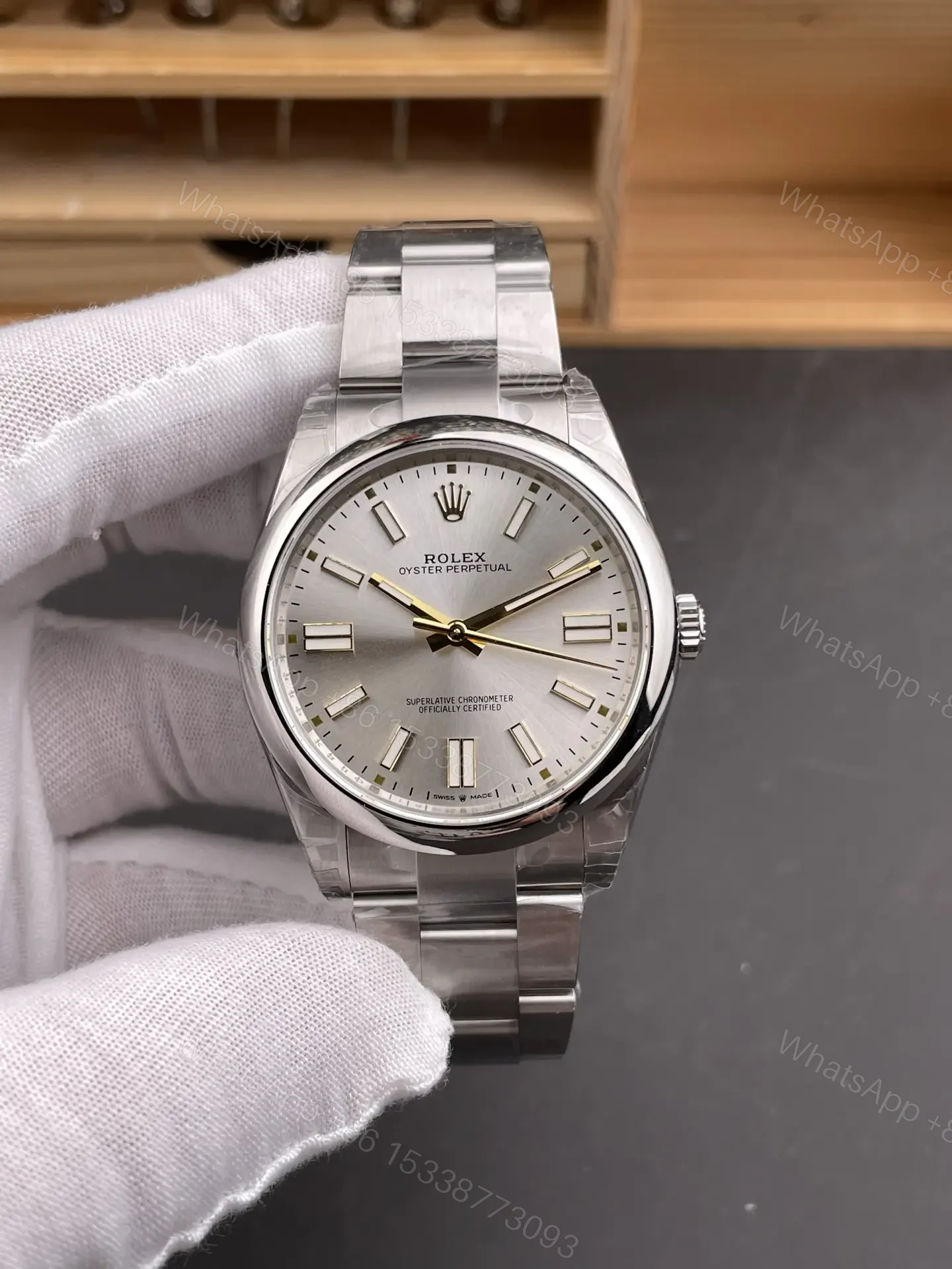 Rolex Oyster Perpetual 41 134300 Silver Dial Watch 134300-0001 — view 1