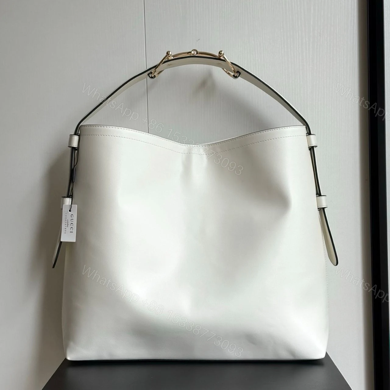 View 4 of Gucci Beatrix Large Tote Bag White 40Cm