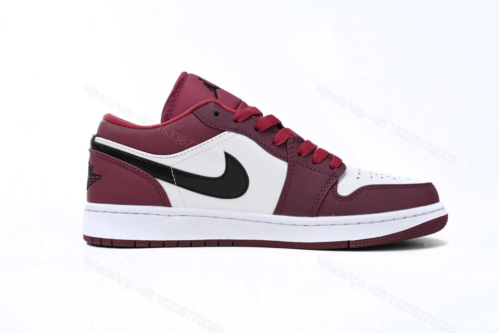 View 2 of Air Jordan 1 Low Noble Red 553558-604