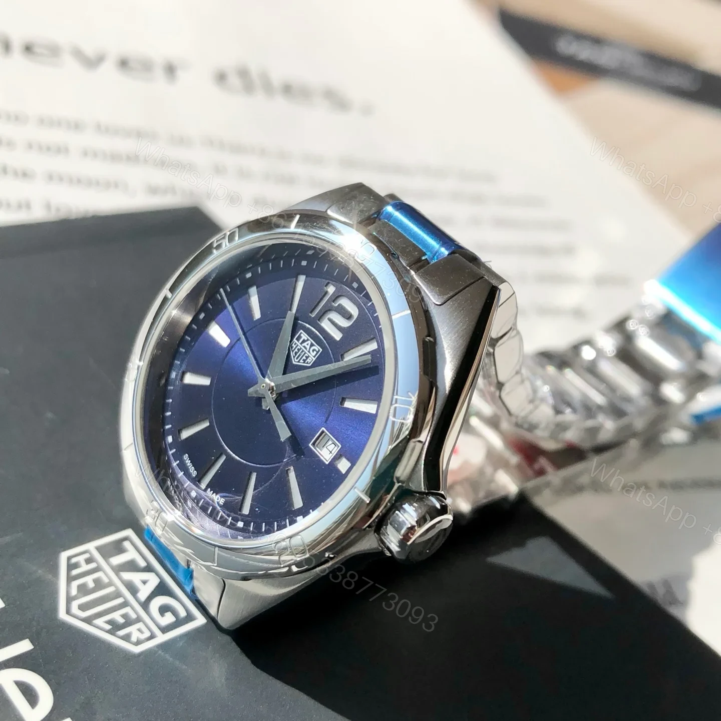 View 4 of TAG Heuer Carrera Women’s Quartz Watch 32MM Mother of Pearl Dial Original Material Strap Premium Edition