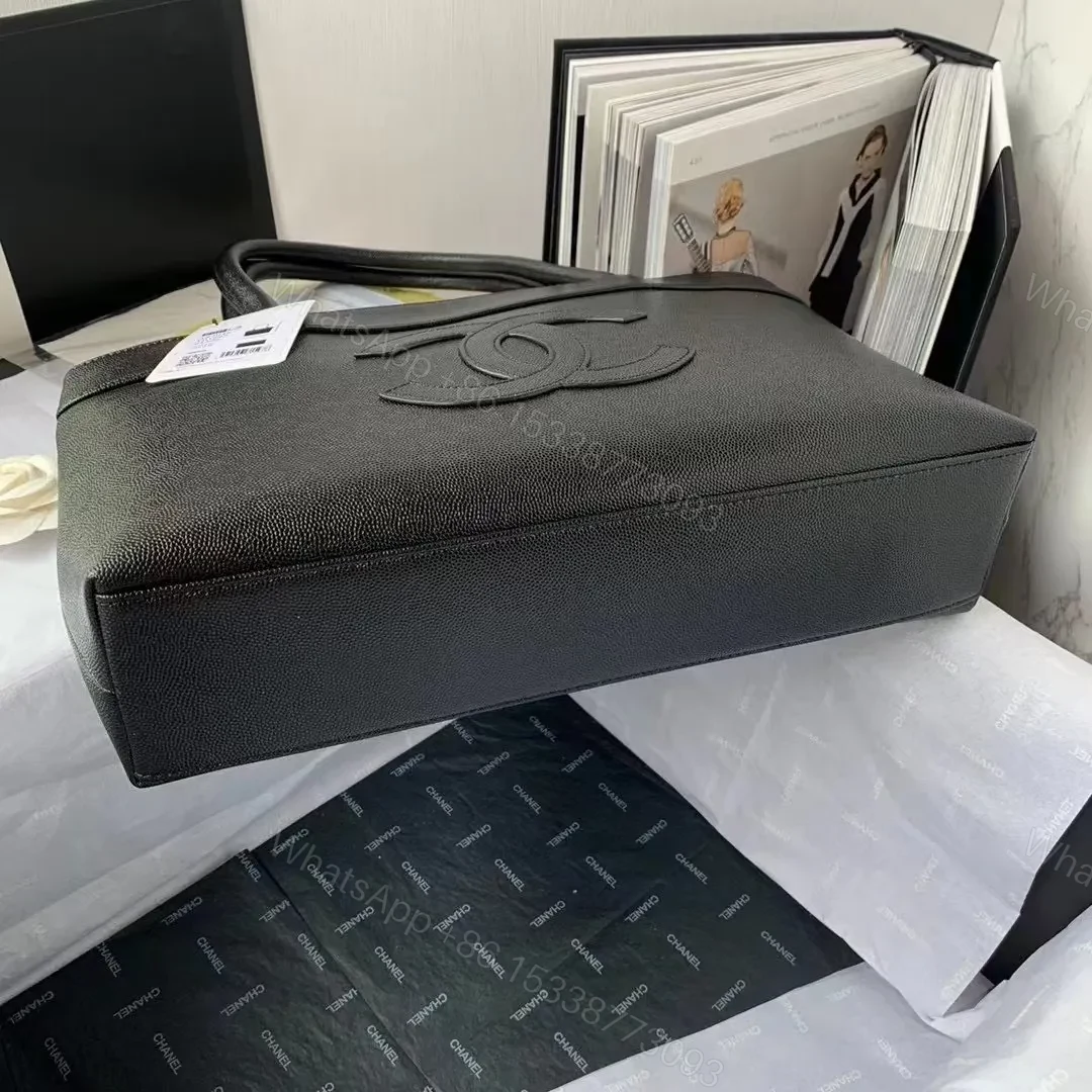 View 4 of Chanel Vintage Classic Like Auth Handbags Black Woman’s 30x21x8cm