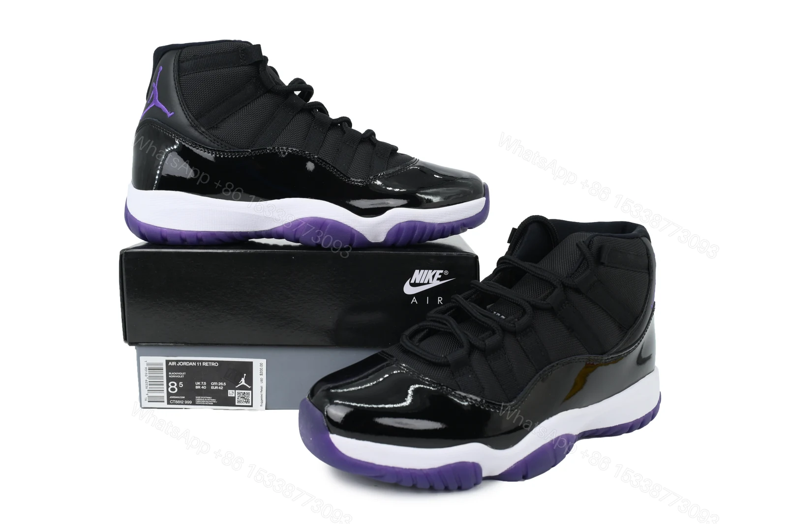 View 7 of Air Jordan 11 Retro Blackish Purple CT8812-999
