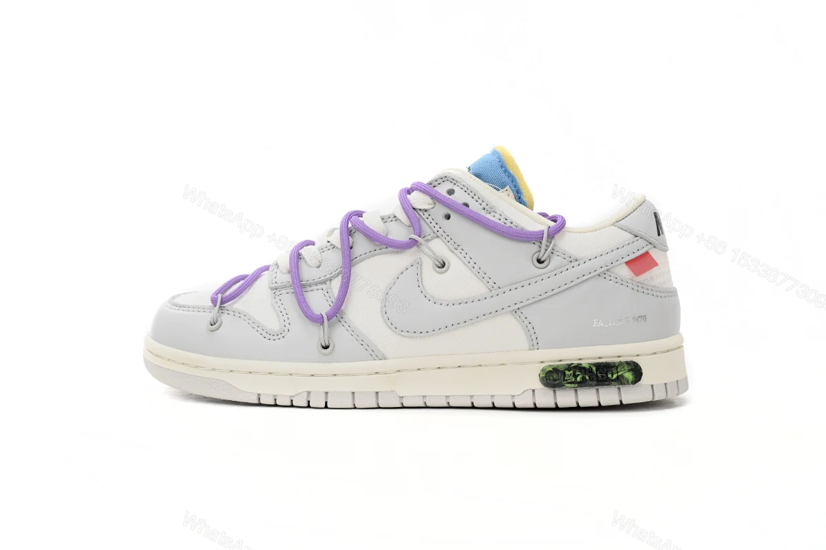 View 12 of OFF WHITE x Nike Dunk SB Low The 50 NO.47 DM1602-125