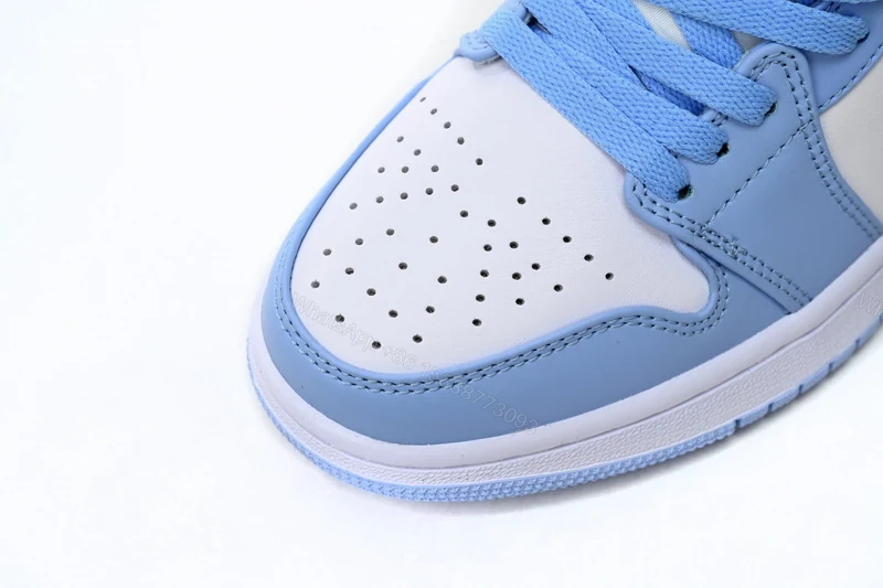 View 6 of Air Jordan 1 Low White Blue DC0774-141
