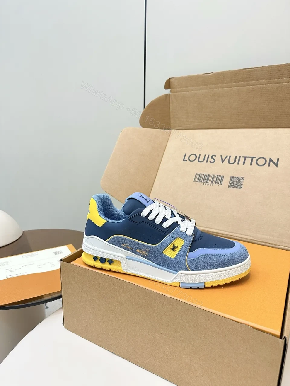View 3 of Lux Suede & Leather High-Tops: Bold Street Luxury Sneakers