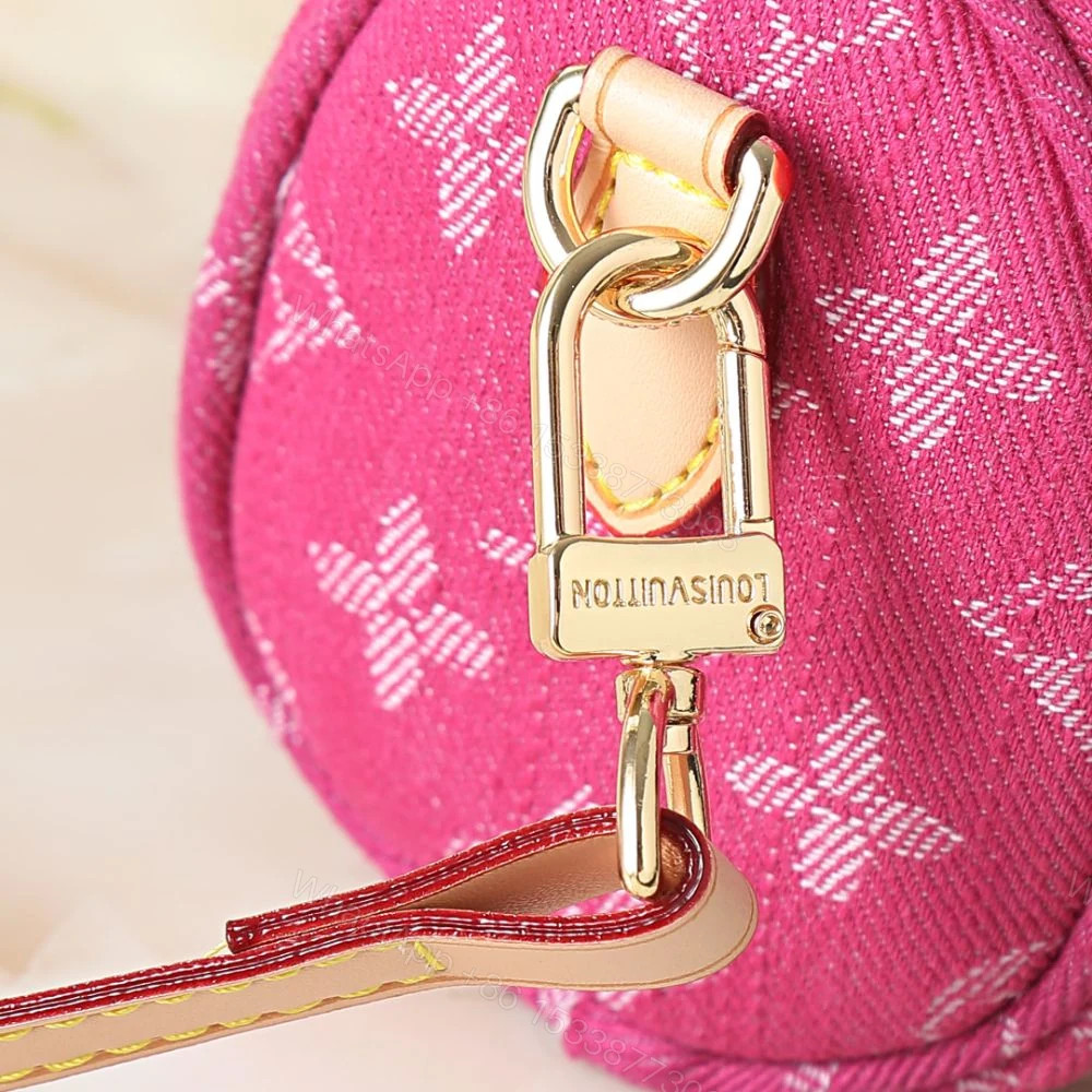 View 8 of Louis Vuitton Nano Speedy Pink Denim 16cm M27603
