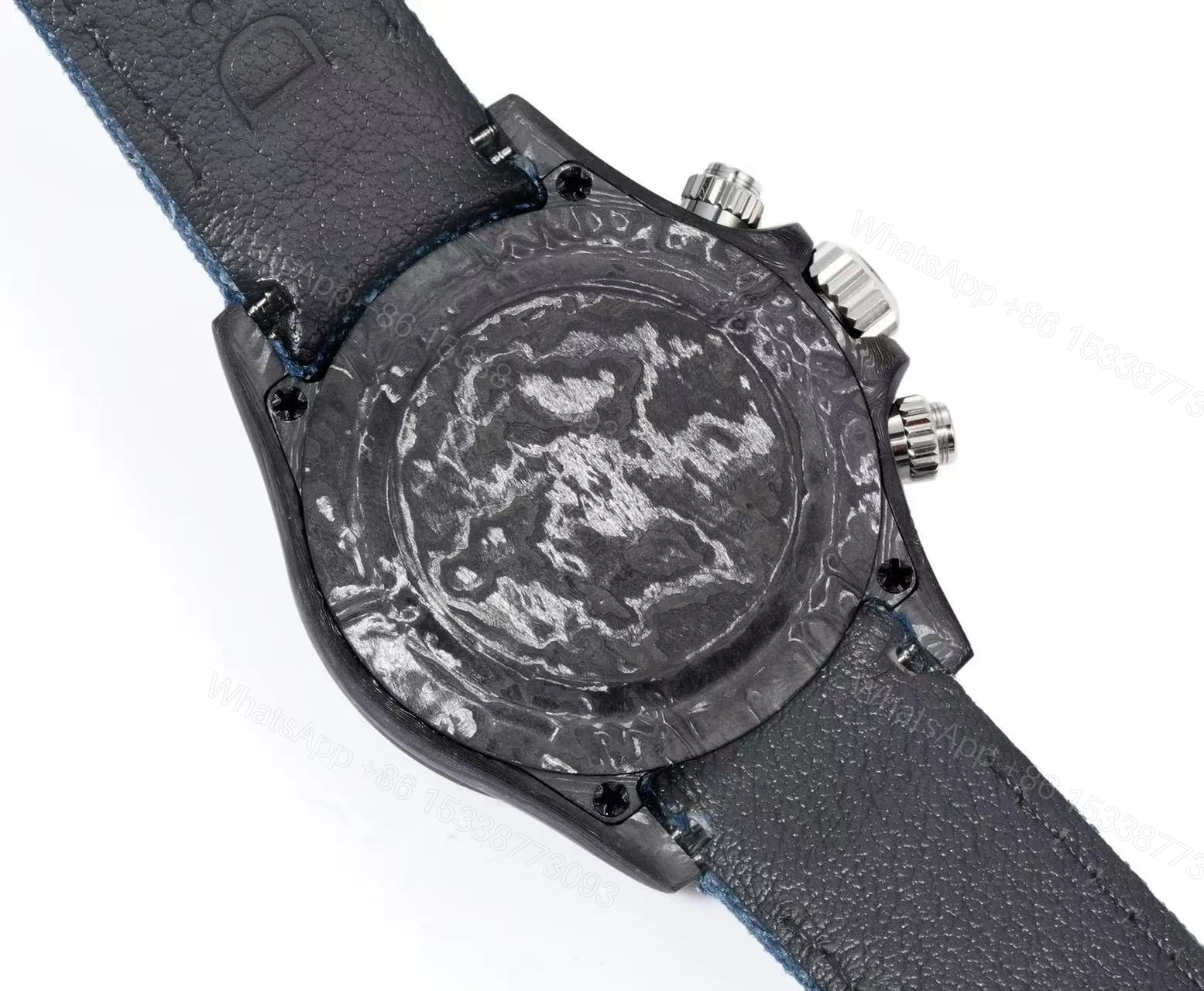 View 3 of DIW Rolex Daytona Carbon Super White Blue