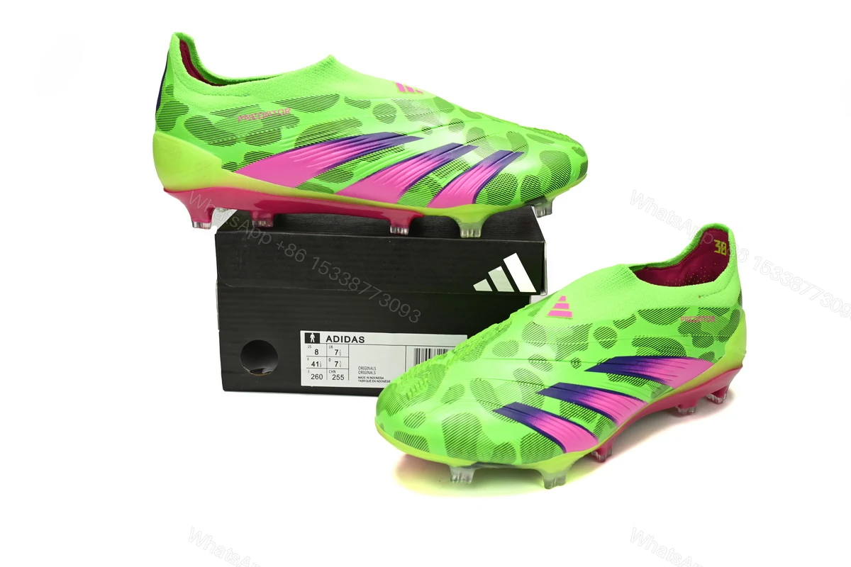 Adidas Predator Mutator 20.1 Low Green Pink Purple IG8771 (Laceless) — view 2