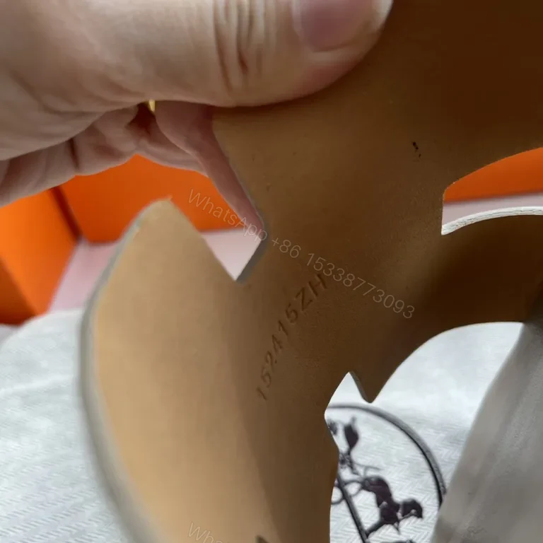 View 7 of HermÃ ̈s Oranâ€“Inspired Calfskin Sandals: Luxury Comfort