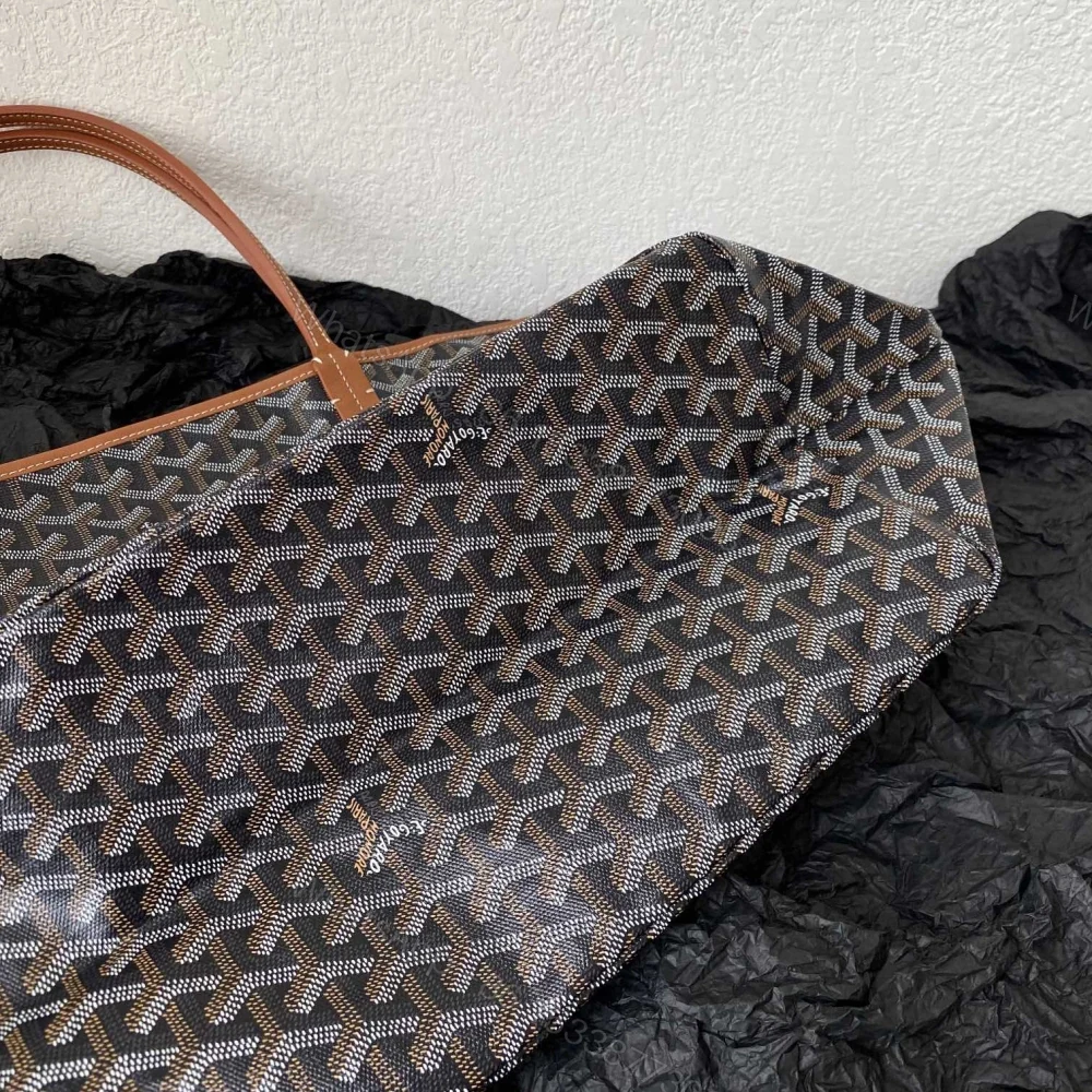 View 4 of 高仿Goyard*STLOUI7滿印Tote媽咪袋棕色大號免檢版