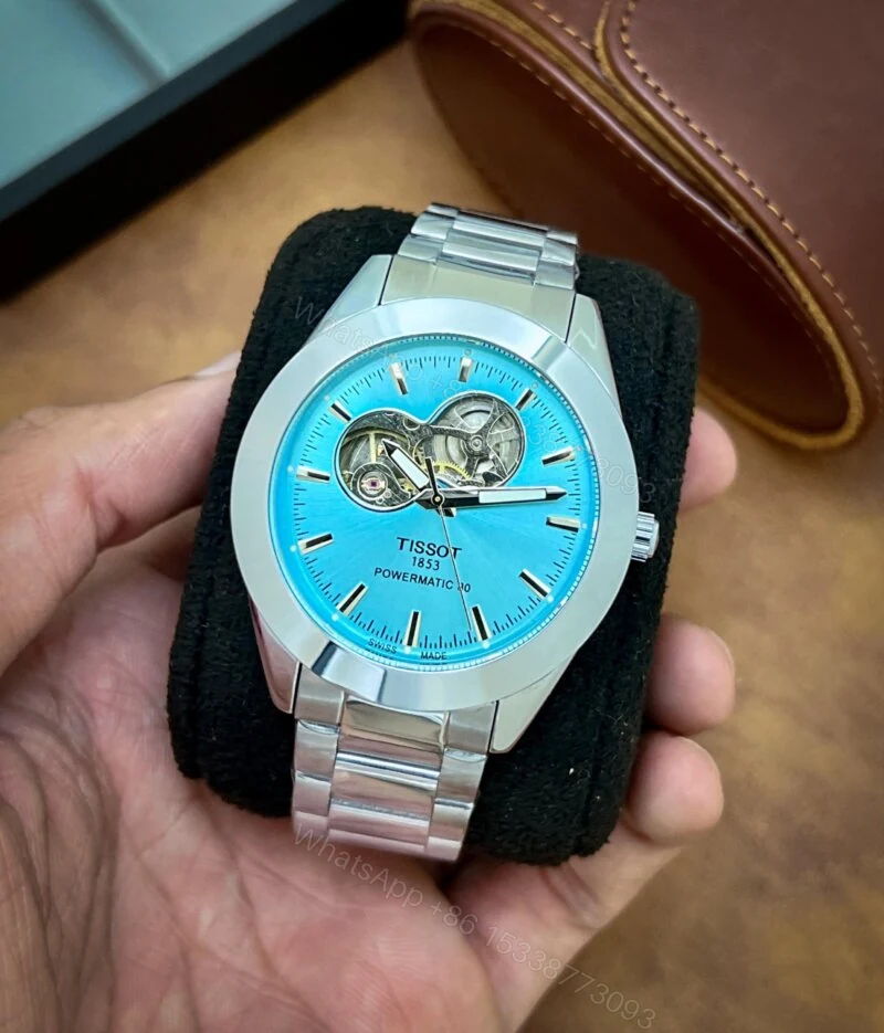 View 3 of Tissot Powermatic 80 Tiffany Blue 40mm Automatic