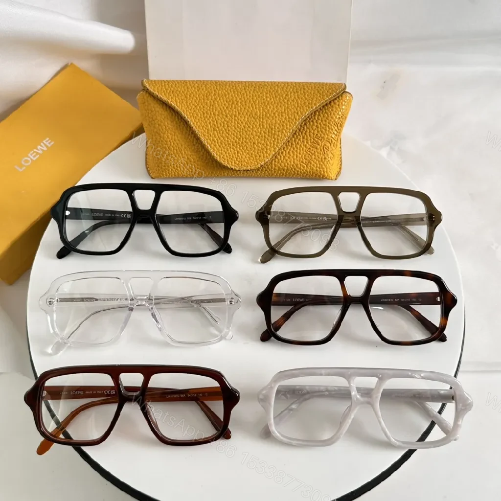 View 9 of Bold Black Acetate Oversized Square Frames with Comfort Fit