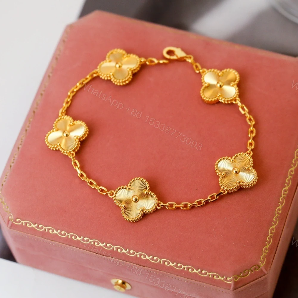 View 11 of 高仿首飾VanCleef&Arpels*RP3JK00金鐳射五花手鏈