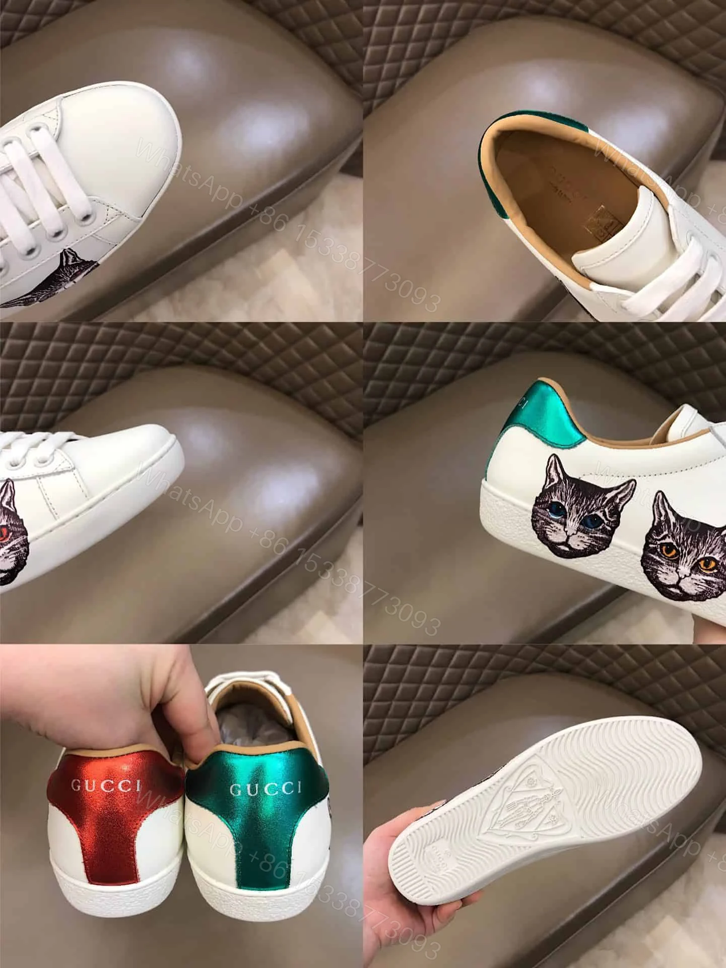 View 3 of GUCCI ACE SNEAKER WITH MYSTIC CAT – GC33