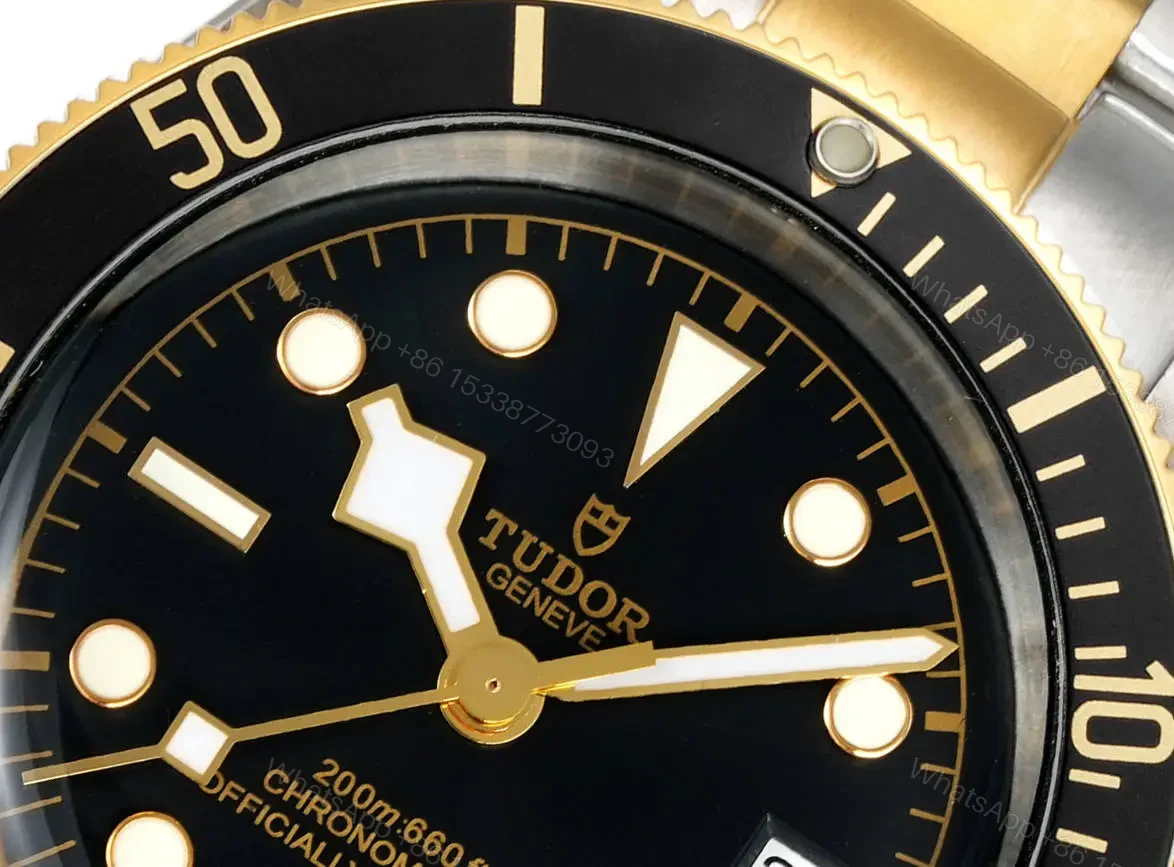 View 5 of Tudor Heritage Black Bay Black S&G Stainless Steel Yellow Gold Black Dial Bracelet 79733N-0008