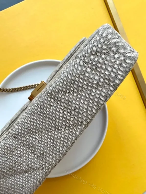 View 5 of Saint Laurent Medium Jamie Carré Rive Gauche Bag ‘Beige’
