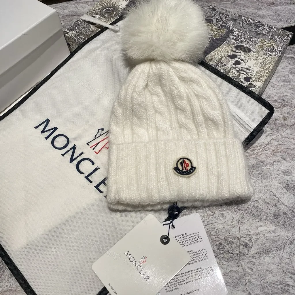 View 2 of Cozy Knit Beanie with Pom-Pom Accent — Everyday Luxury Warmth