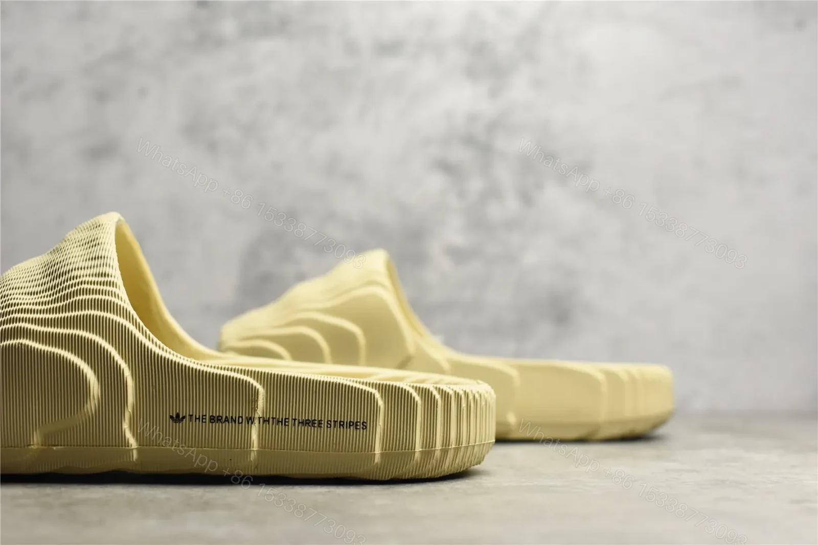View 6 of UA originals adilette yellow